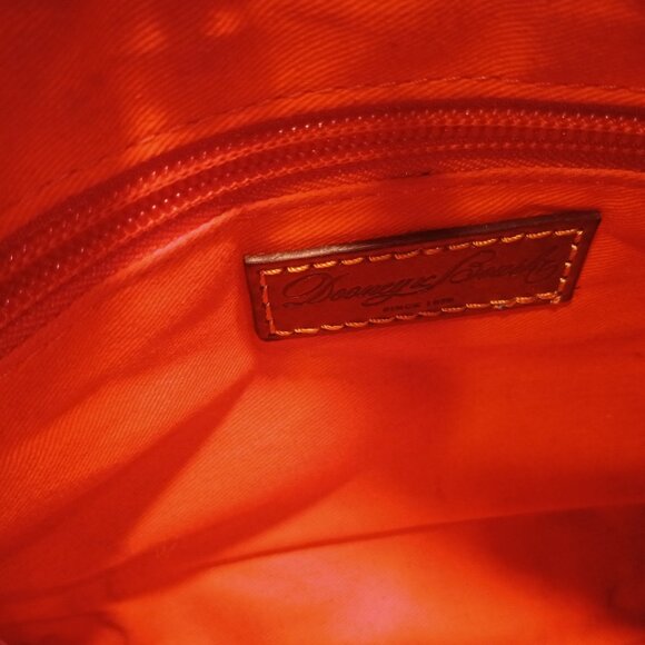 DOONEY & BOURKE Red Nylon Pouchette Mini Crossbody Bag Zip-Top - Picture 15 of 15